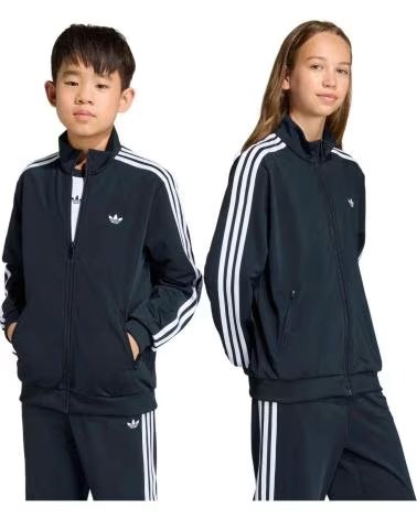 ADIDAS CHAQUETA DE CHÁNDAL FIREBIRD TT NIÑO BLACK-WHITE