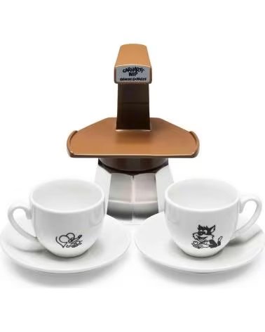 CARHARTT WIP TAZA COFFEE BREAK ESPRESSO MAKER EN BLANCO PARA UNISEX BROWN
