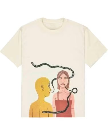 RVCA CAMISETA DE MANGA CORTA EVYZT00305 YOURE STILL HERE WHITE