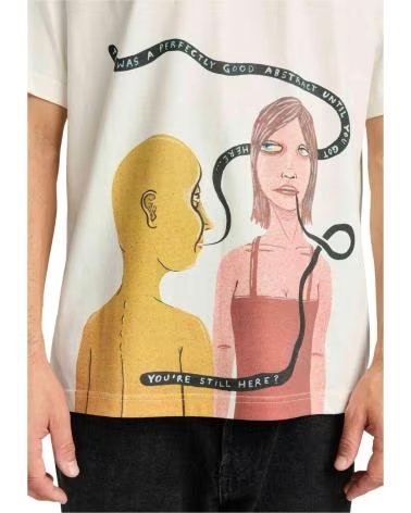 RVCA CAMISETA DE MANGA CORTA EVYZT00305 YOURE STILL HERE WHITE