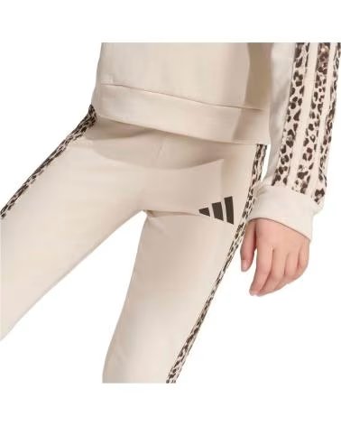 ADIDAS LG AN 3S SET FOR GIRLS IN BEIGE WITH ANIMAL PRINT CRLI-MULTCO-DBROWN