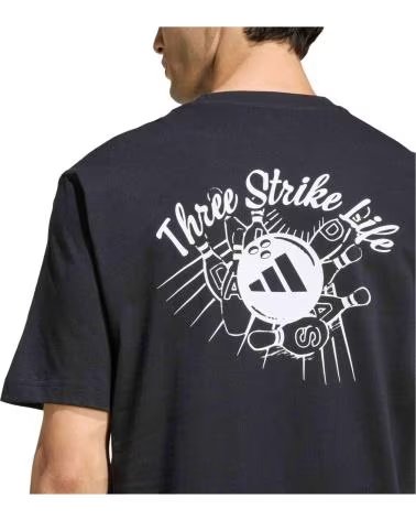 ADIDAS T-SHIRT A MANICHE CORTE M NOV BOWL T NERO BLACK