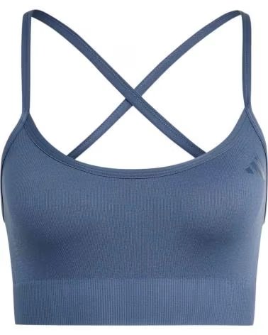 ADIDAS REGGISENO SPORTIVO WE KNIT LS BRA PRLOIN W-7603 DONNA TOP