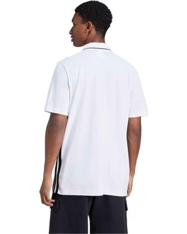 ADIDAS POLO DE MANGA CORTA JE6383 EN PARA HOMBRE WHITE-BLACK