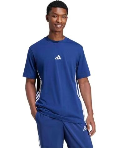 ADIDAS T-SHIRT A MANICHE CORTE JE6399 DA UOMO DKBLUE-WHITE