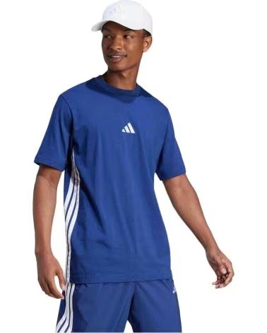 ADIDAS T-SHIRT A MANICHE CORTE JE6399 DA UOMO DKBLUE-WHITE