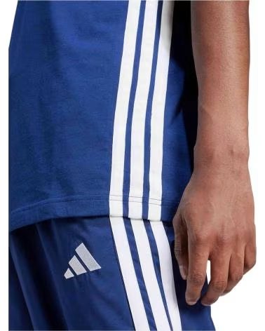 ADIDAS T-SHIRT A MANICHE CORTE JE6399 DA UOMO DKBLUE-WHITE
