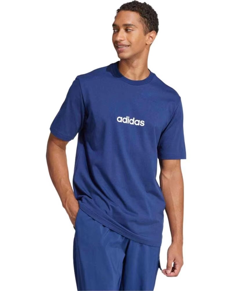 ADIDAS CAMISETA DE MANGA CORTA JE8999 EN PARA HOMBRE DKBLUE-WHITE