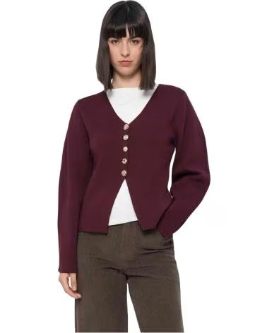ONLY PANTALON LARGO 15263179 EN MARRON PARA MUJER MOREL