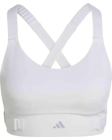ADIDAS SUTIÃ ESPORTIVO FASTIMPACT LUXE RUN HIGH-SUPPORT WHITE