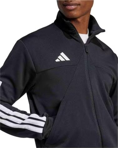 ADIDAS GIACCA DA TUTA JC9411 DA UOMO NERO-BIANCO BLACK-WHITE