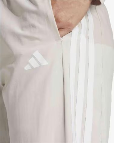 ADIDAS PANTALÓN LARGO TRAIN ESSENTIALS WOVEN 3 BANDAS WONALU-WHITE