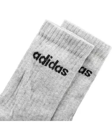 ADIDAS JL6095 UNISEX SOCKS MULTICOLOR MGREYH-WHITE-BLACK