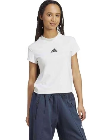 ADIDAS T-SHIRT A MANICHE CORTE ZNE DA DONNA WHITE