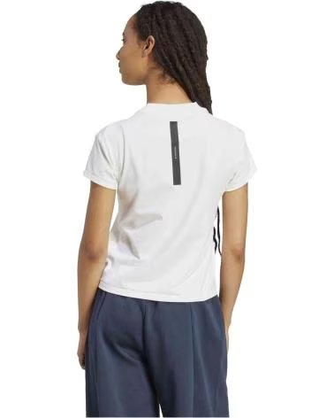 ADIDAS T-SHIRT A MANICHE CORTE ZNE DA DONNA WHITE