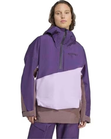 ADIDAS GIACCA CON CAPPUCCIO TERREX XPLORIC 2 DA DONNA POWPLU-AURPLU-EARSTR