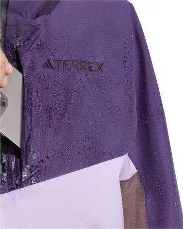 ADIDAS GIACCA CON CAPPUCCIO TERREX XPLORIC 2 DA DONNA POWPLU-AURPLU-EARSTR