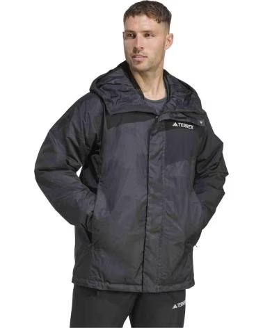 ADIDAS GIACCA TERREX JN3101 DA UOMO BLACK-CARBON