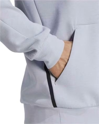 ADIDAS FELPA CON CAPPUCCIO JN7393 GRIGIA UOMO HALSIL