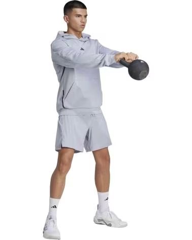 ADIDAS FELPA CON CAPPUCCIO JN7393 GRIGIA UOMO HALSIL