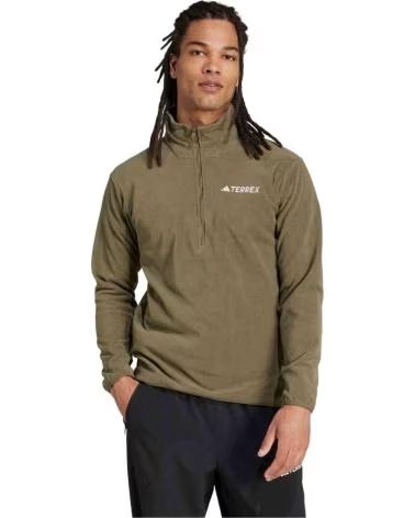ADIDAS GIACCA IN PILE TERREX MULTI ESSENTIALS HALF ZIP OLISTR
