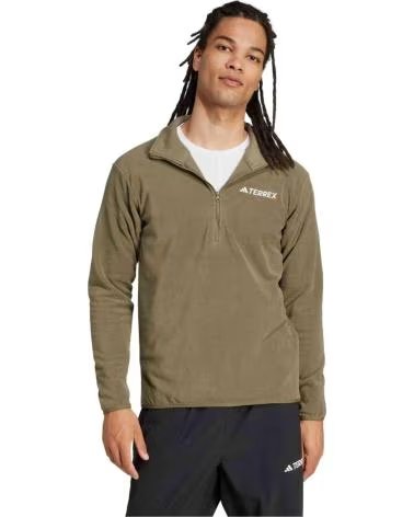 ADIDAS GIACCA IN PILE TERREX MULTI ESSENTIALS HALF ZIP OLISTR