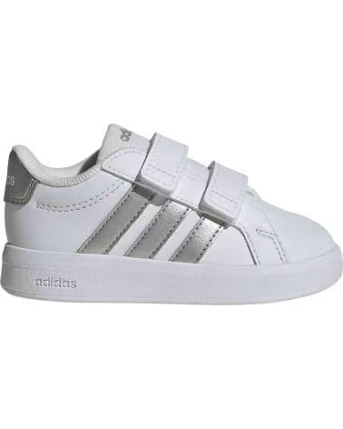 ADIDAS BASKETS JP9373 BLANC POUR ENFANT FTWWHT-SILVMT-SILVMT