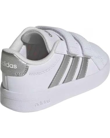 ADIDAS BASKETS JP9373 BLANC POUR ENFANT FTWWHT-SILVMT-SILVMT