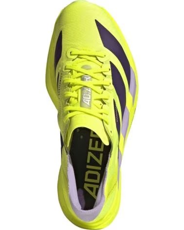 ADIDAS ADIZERO ADIOS PRO 4 RUNNING SHOES JQ1690 SYELLO-AURPLU-POWPLU