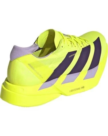 ADIDAS ADIZERO ADIOS PRO 4 RUNNING SHOES JQ1690 SYELLO-AURPLU-POWPLU