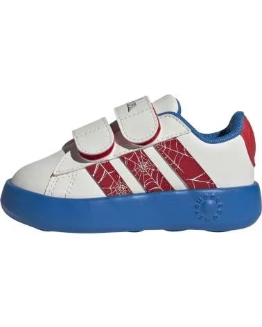 ADIDAS ZAPATILLAS ZAPATILLAS MARVEL SPIDER-MAN GRAND COURT BLANCO ROJO AZUL EN BLANCO PARA NINOS UNISEX BEBE