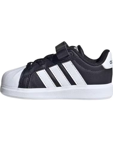ADIDAS BASKETS STREETTALK POUR BÉBÉ CBLACK-FTWWHT-FTWWHT