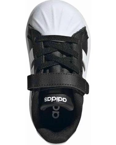 ADIDAS BASKETS STREETTALK POUR BÉBÉ CBLACK-FTWWHT-FTWWHT