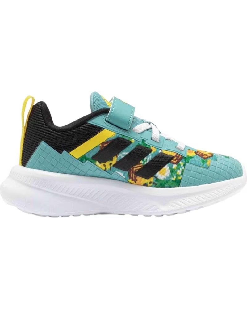 ADIDAS BASKETS JR1947 MINECRAFT UNISEXE MINTON-CBLACK-YELLOW