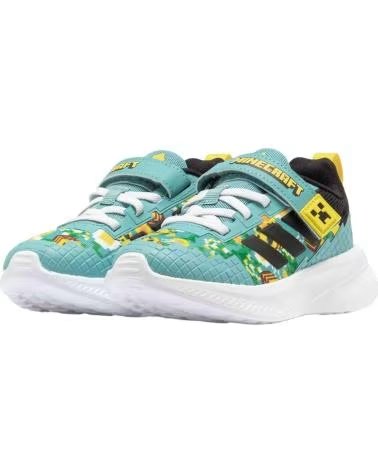 ADIDAS BASKETS JR1947 MINECRAFT UNISEXE MINTON-CBLACK-YELLOW