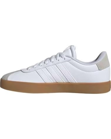 ADIDAS BASKETS VL COURT 30 POUR FEMME EN BLANC ET GRIS FTWWHT-FTWWHT-SILVMT
