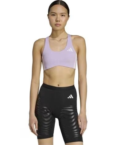 ADIDAS SUTIÃ ESPORTIVO ADIZERO RUN MEDIUM SUPPORT VIOLETA POWPLU