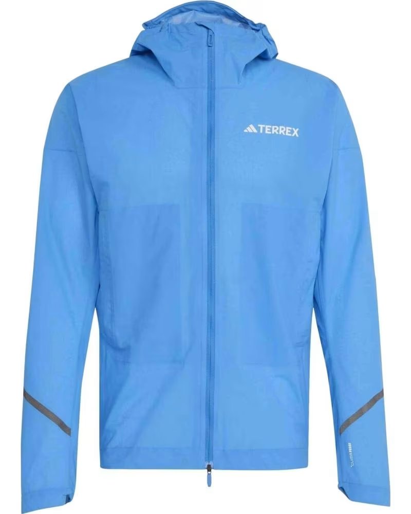 ADIDAS CHAQUETA CHAQUETA CON CAPUCHA TERREX XPERIOR 2 5 LAYER LIGHT CLIMAPROOF AZUL MUJER EN AZUL PARA HOMBRE RAYBLU
