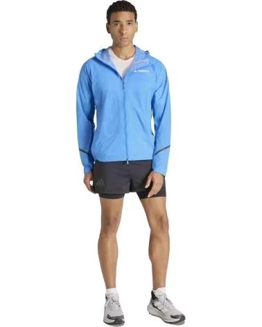 ADIDAS CHAQUETA CHAQUETA CON CAPUCHA TERREX XPERIOR 2 5 LAYER LIGHT CLIMAPROOF AZUL MUJER EN AZUL PARA HOMBRE RAYBLU