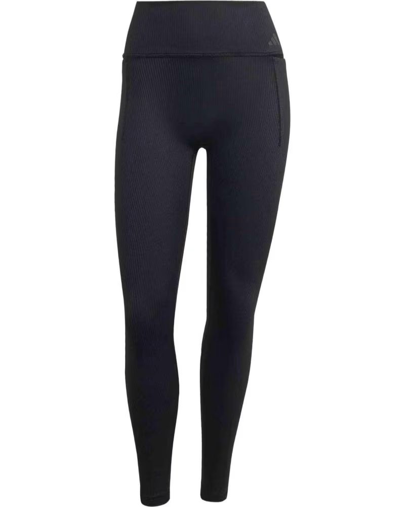 ADIDAS MALLAS DEPORTIVAS OPTIME WORKOUT RIB DE TALLE ALTO PARA MUJER BLACK