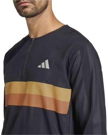 ADIDAS FELPA A MANICHE LUNGHE ADI365 SEASONAL BLACK