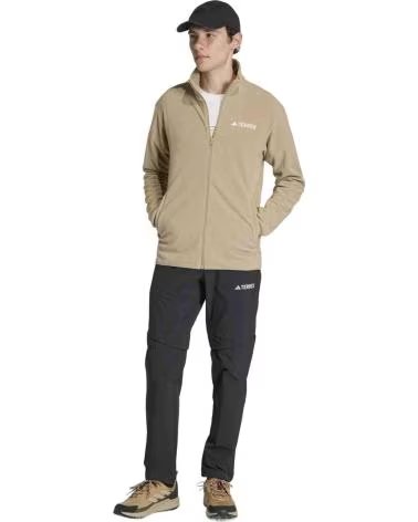 ADIDAS GIACCA IN PILE TERREX MULTI ESSENTIALS FULL ZIP BLACAR
