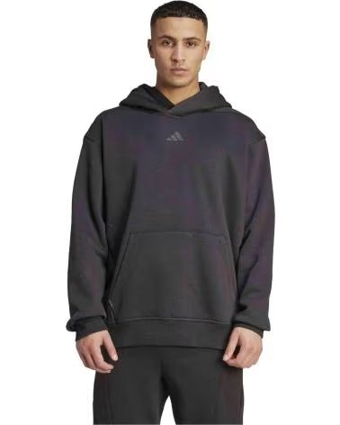 ADIDAS FELPA CON CAPPUCCIO POWER OVERSIZE NERO BLACK