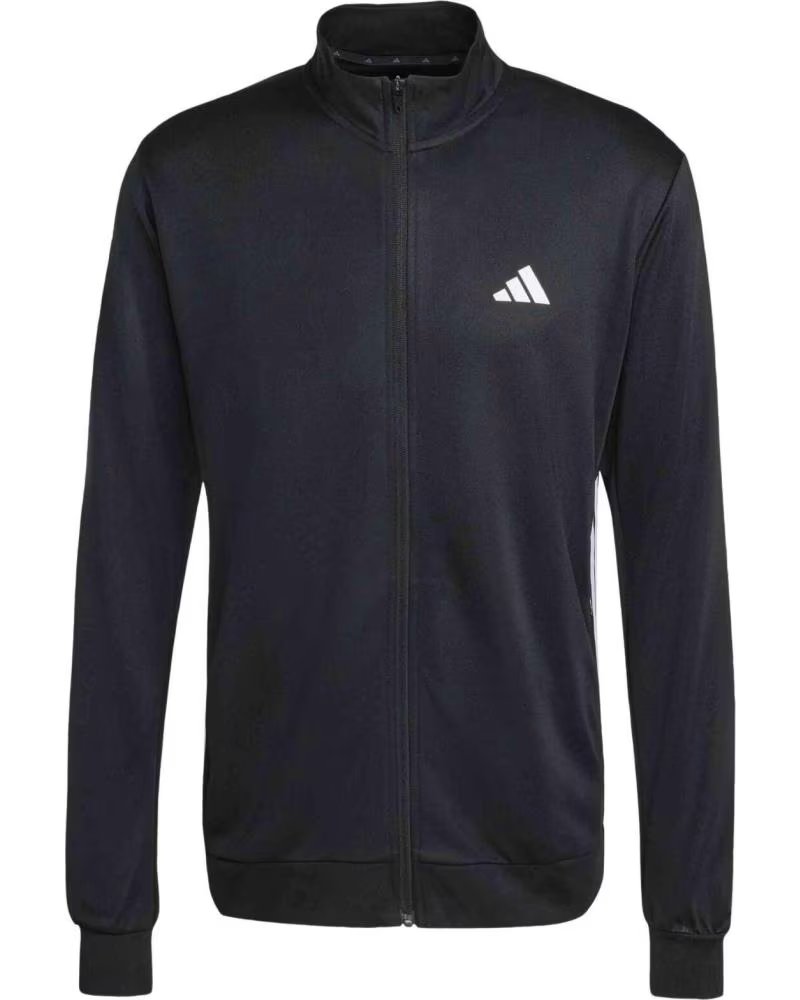 ADIDAS FELPA WORKOUT ESSENTIALS ALL-SET UOMO NERO BLACK-WHITE
