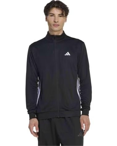 ADIDAS FELPA WORKOUT ESSENTIALS ALL-SET UOMO NERO BLACK-WHITE