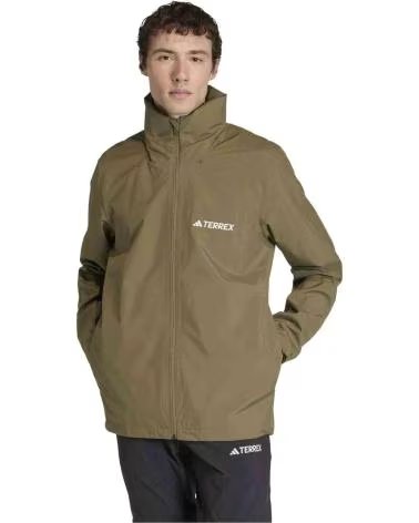 ADIDAS SUDADERA CON CAPUCHA CHAQUETA CON CAPUCHA MULTI ESSENTIALS 2L VERDE EN PARA HOMBRE OLISTR