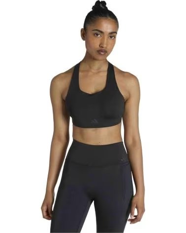 ADIDAS TOP DESPORTIVO OPTIME POWER HIGH SUPPORT PRETO BLACK