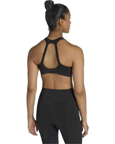 ADIDAS TOP DESPORTIVO OPTIME POWER HIGH SUPPORT PRETO BLACK