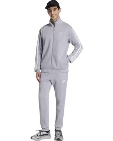 ADIDAS TUTA SPORTSWEAR BASIC 3-STRIPES TRICOT GRIGIA HALSIL