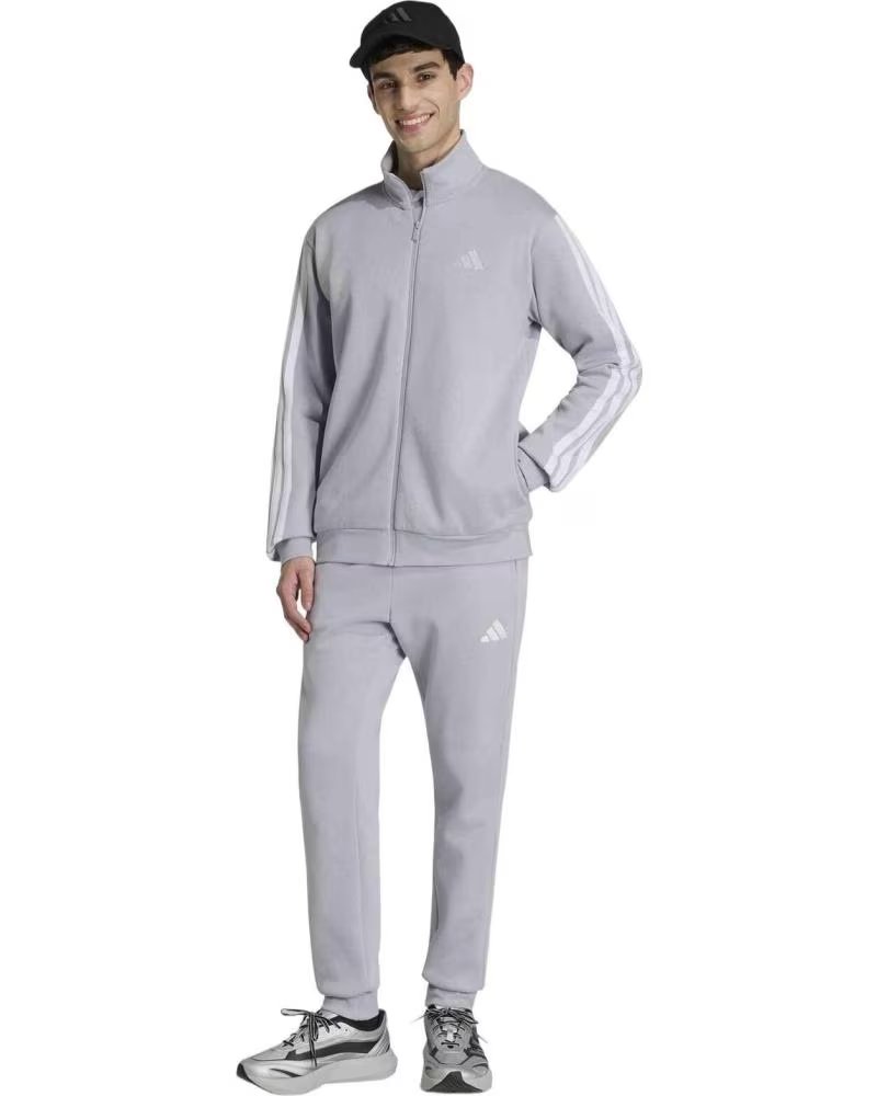 ADIDAS TUTA SPORTSWEAR BASIC 3-STRIPES TRICOT GRIGIA HALSIL